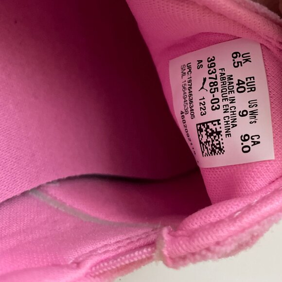 PUMA Soft Foam slips / pink / 9 us women / 6.5 UK / 40 Europe / IN ORIGINAL BOX - Picture 11 of 11